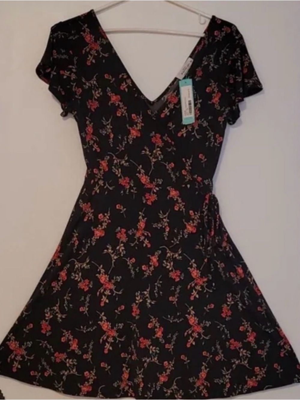 New Kaileigh Kaela faux Wrap Knit Dress
